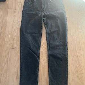Everlane straight leg black/ dark grey jeans